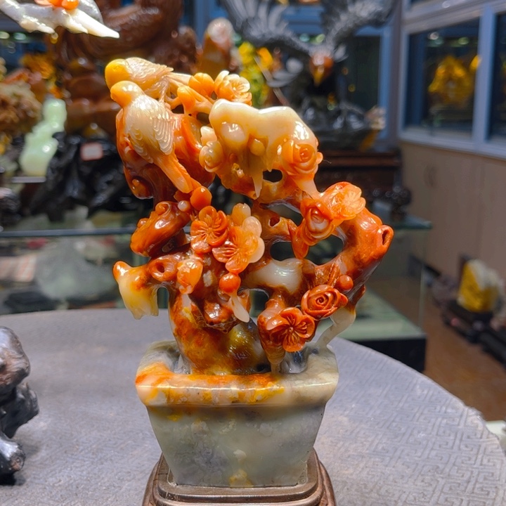 寿山石铁*寿山石雕刻艺术品