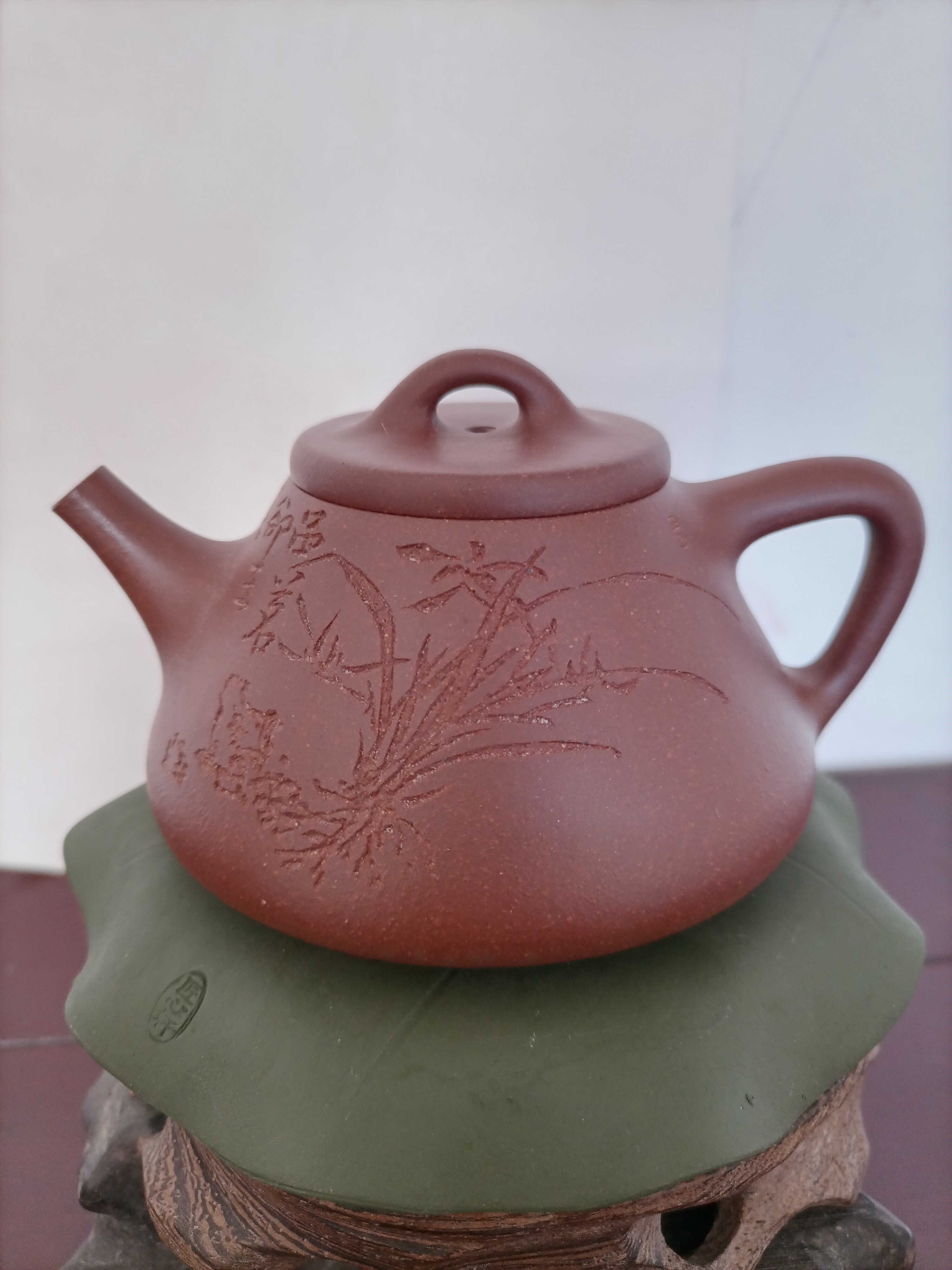 刻绘子冶石瓢原矿底槽清全手工制高端茶具泡茶壶精美手制大容量