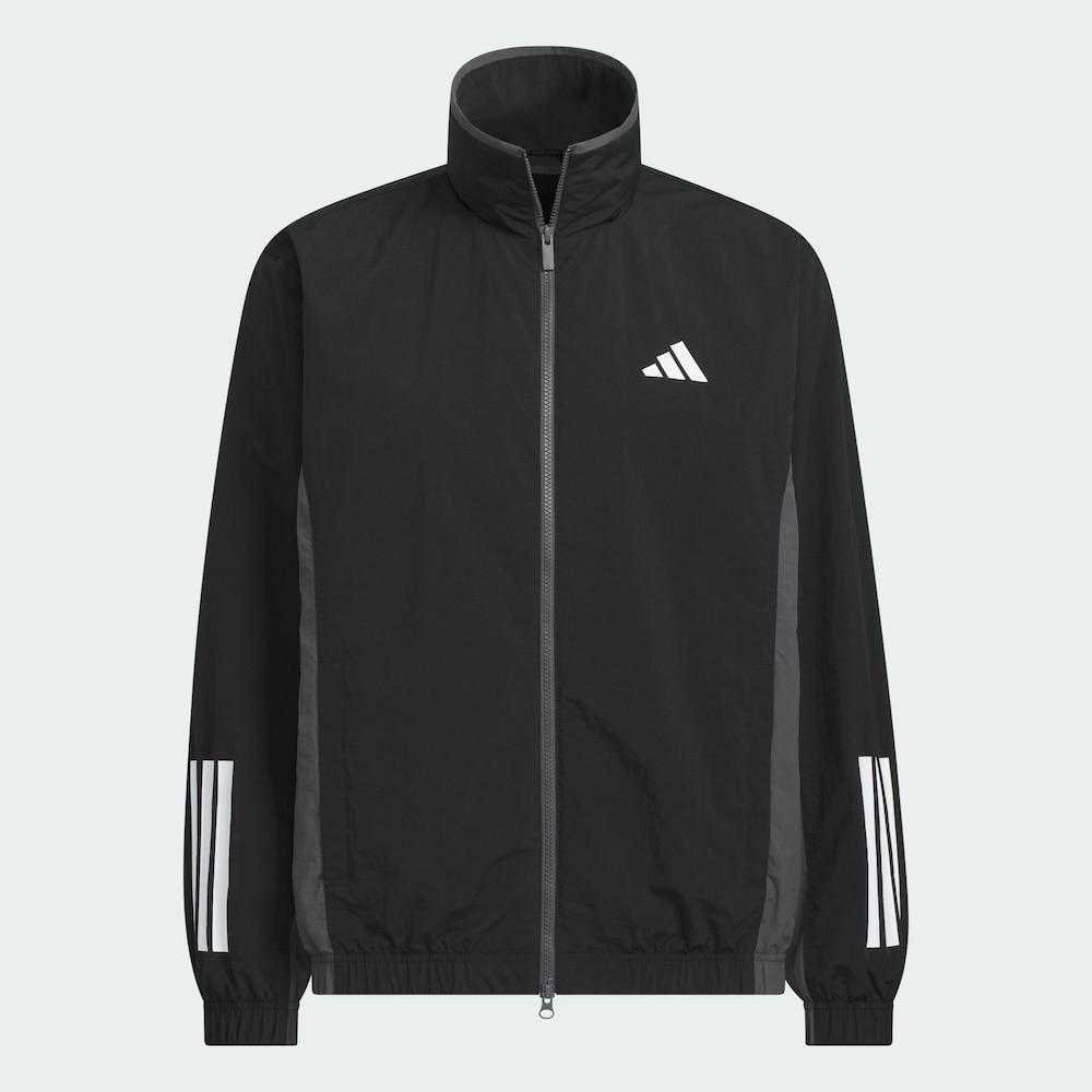 【大明宫AD专享】阿迪达斯男士经典黑运动休闲夹克外套KC3920