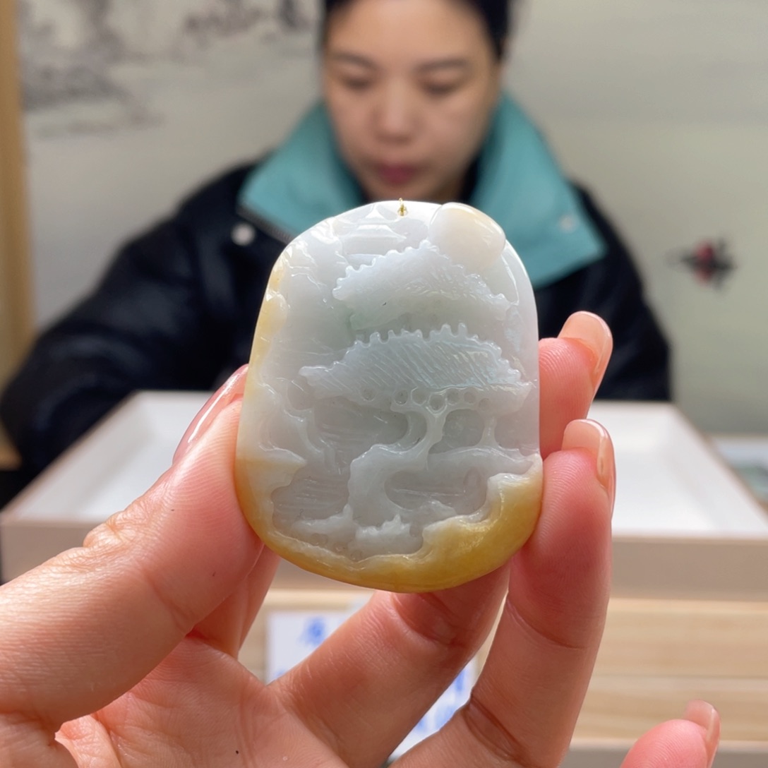 翡翠吊坠(不含链)未镶嵌