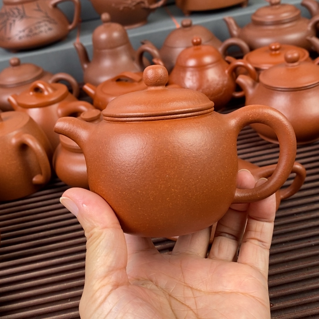 邀***处茶壶紫砂全手工降坡泥匏尊200cc
