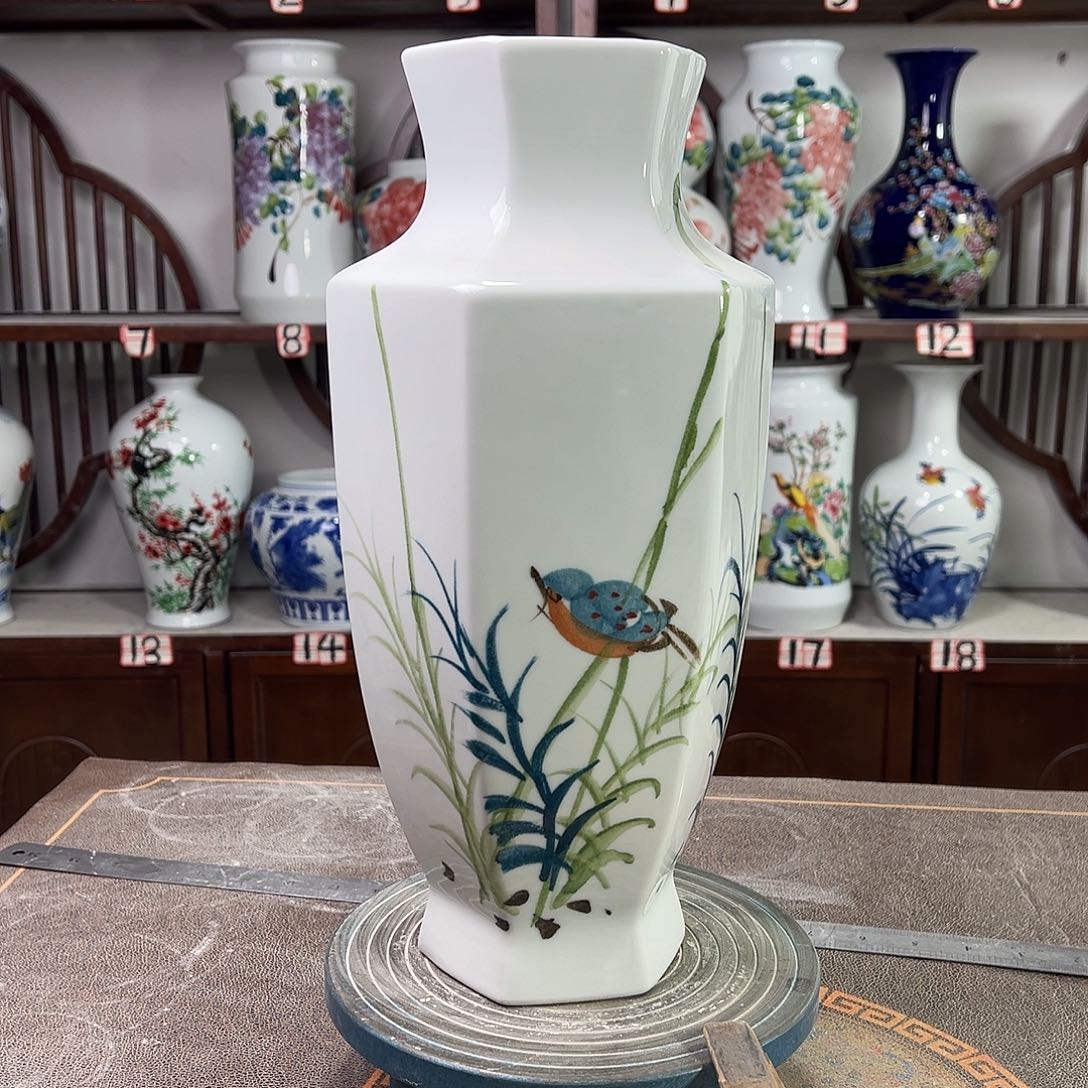 摆件陶景德镇陶瓷6竹