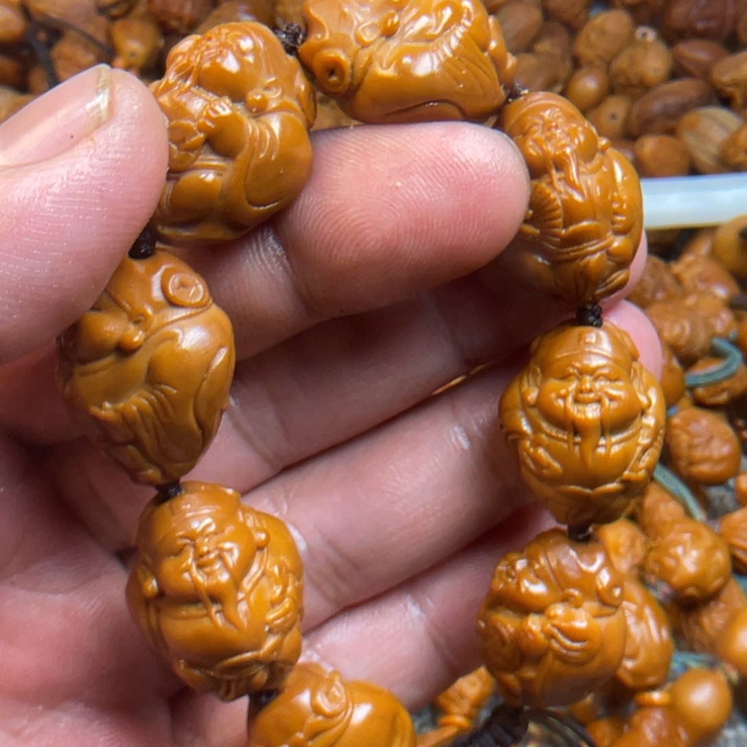 橄榄核手串/手链入**_橄榄核雕