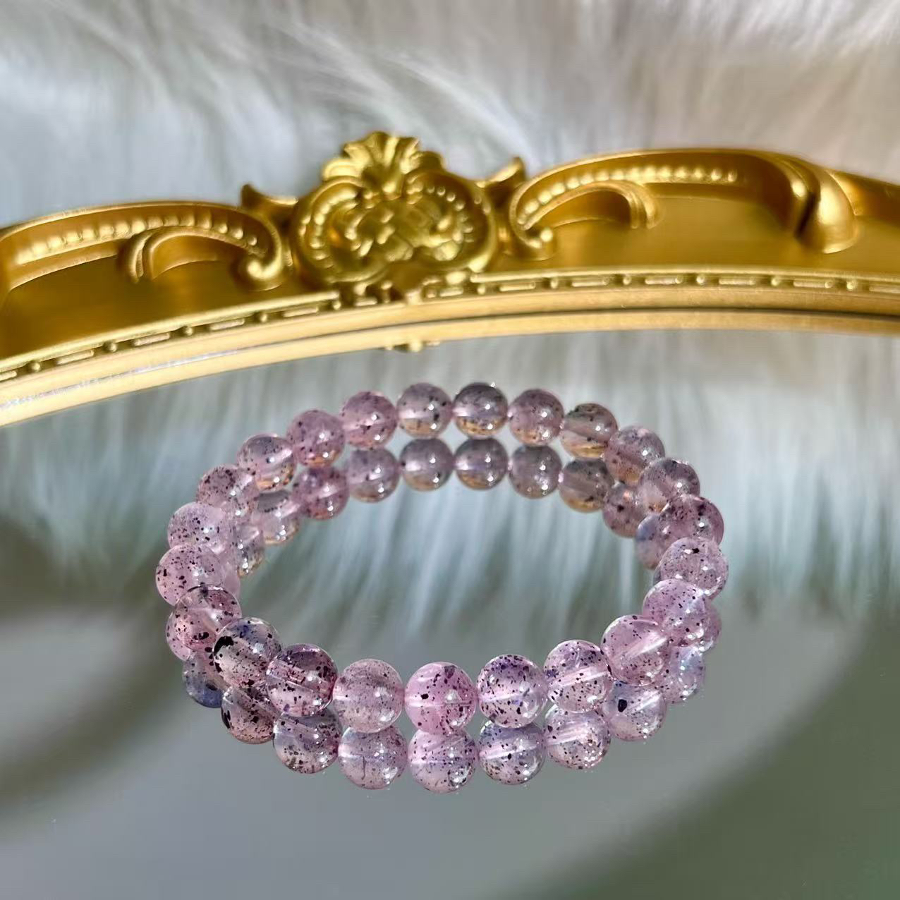 【火龙果】天然毒液粉超七单圈手串- A190多样性发其一