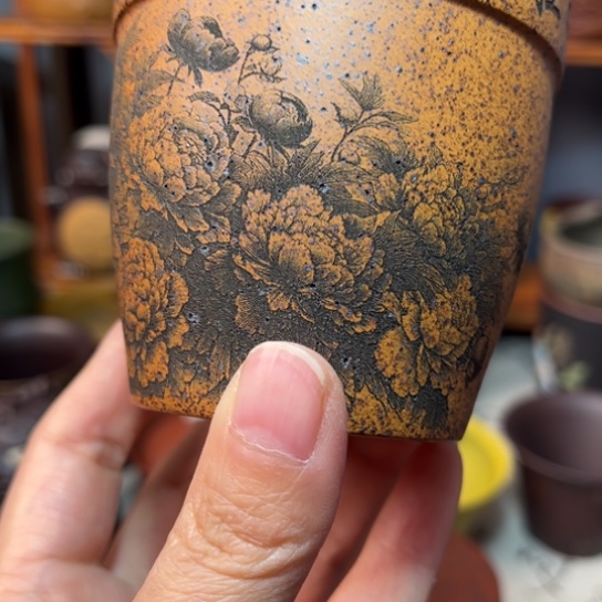 紫砂茶杯宜兴紫砂杯