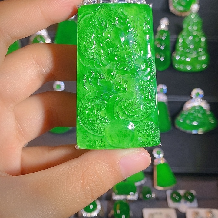 翡翠银S925镶嵌颈饰kk