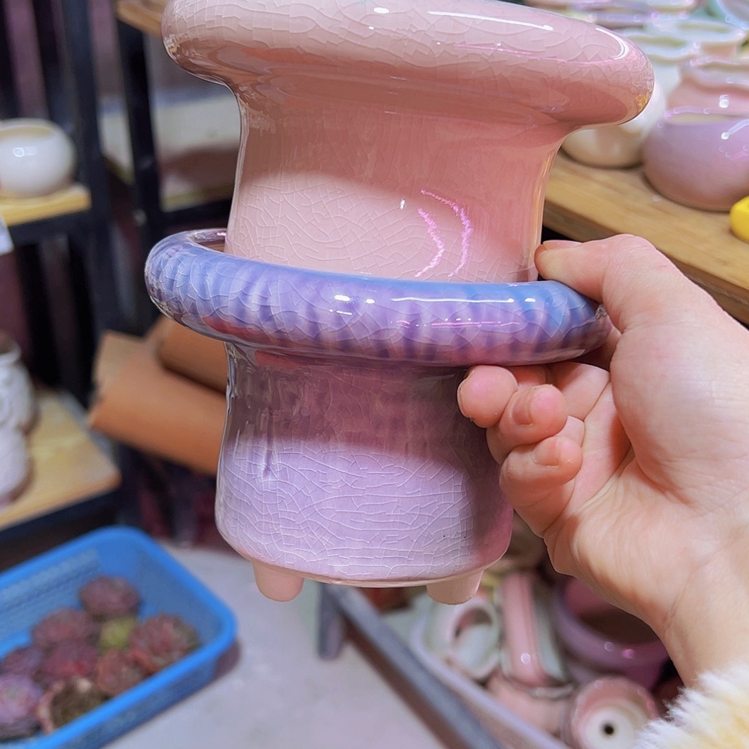 陶瓷花盆当场凑满12包邮