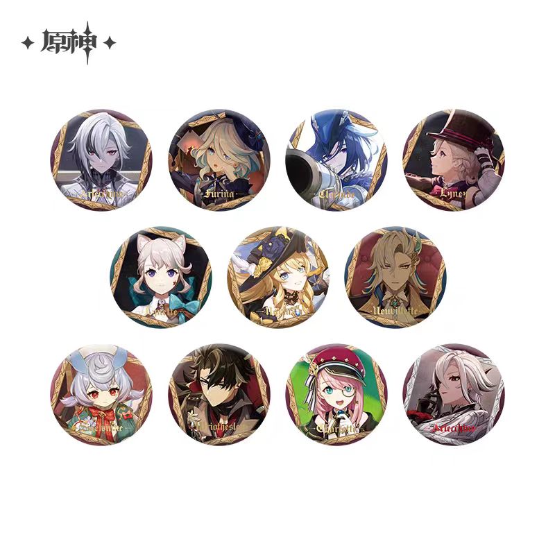 原神—致终幕的欢宴系列马口铁徽章盲盒