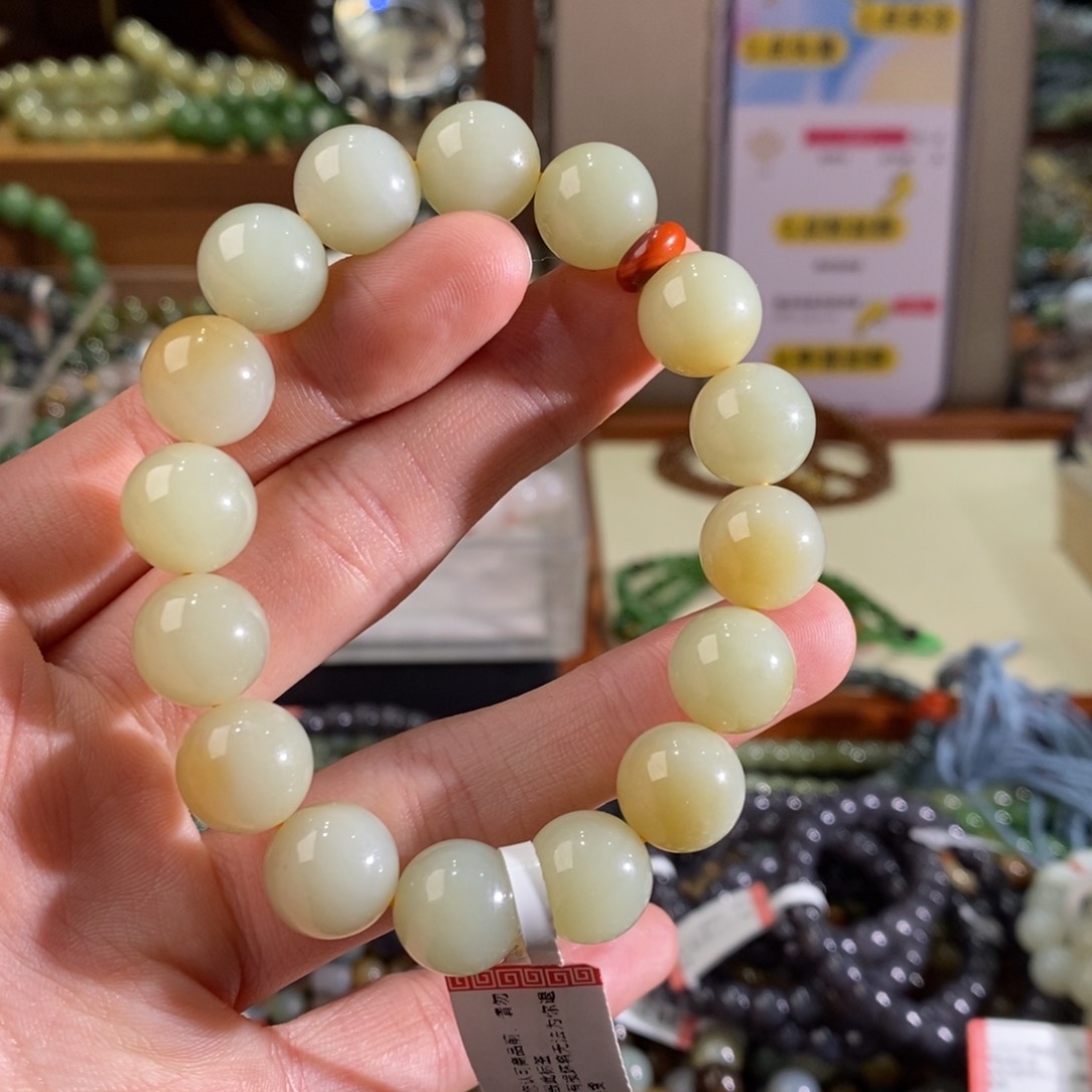 和田玉手链未镶嵌