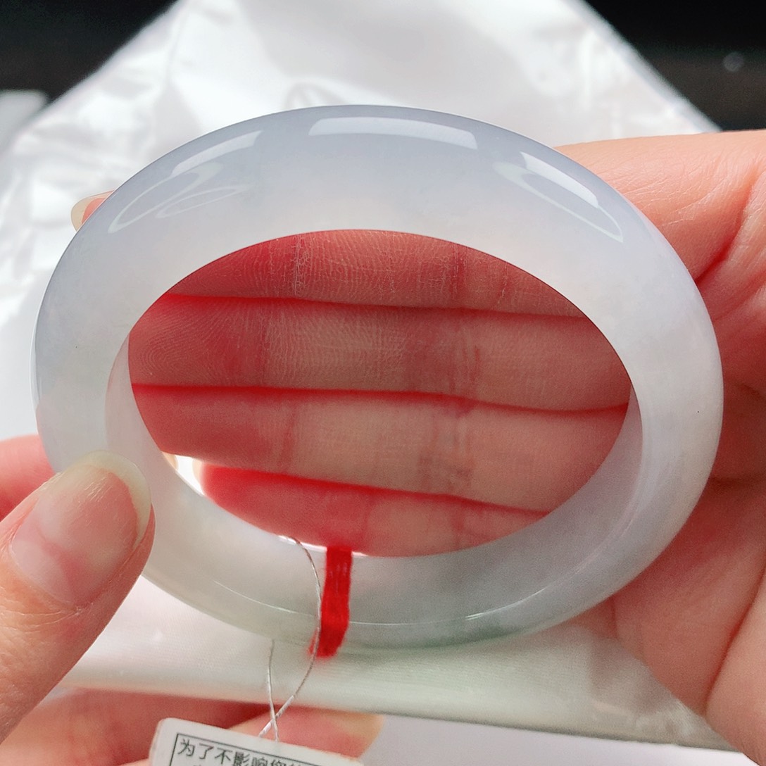 未镶嵌手镯翡翠55圈