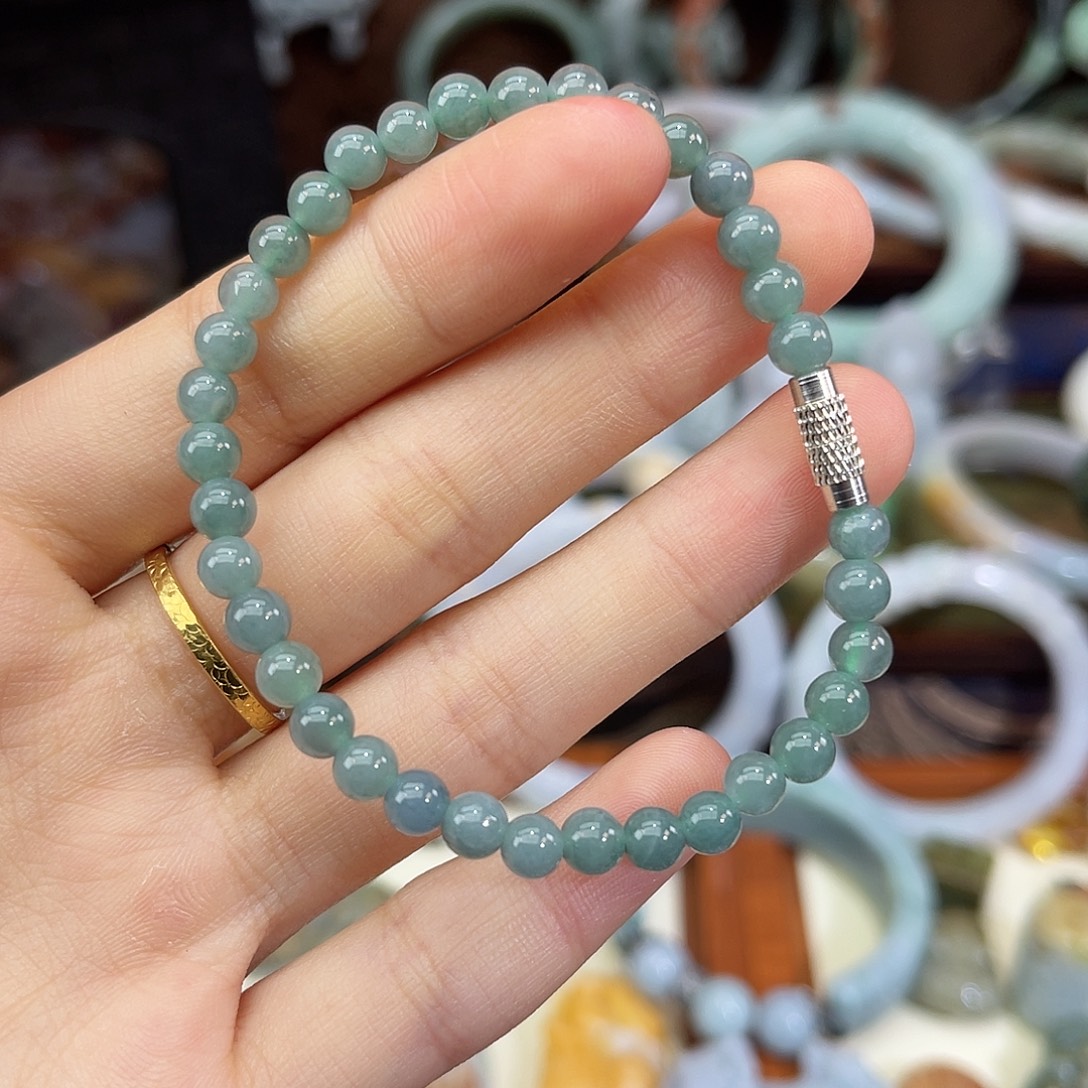 翡翠未镶嵌手链手链