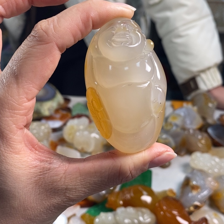 玛瑙/玉髓吊坠(不含链)未镶嵌宁***啦