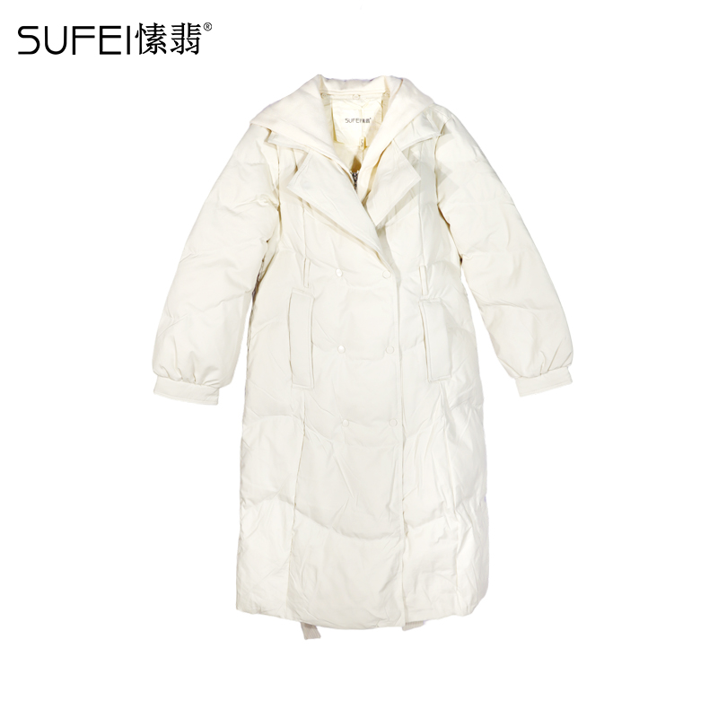 S54YR1501A 冬季新款简约中长款羽绒服 1501