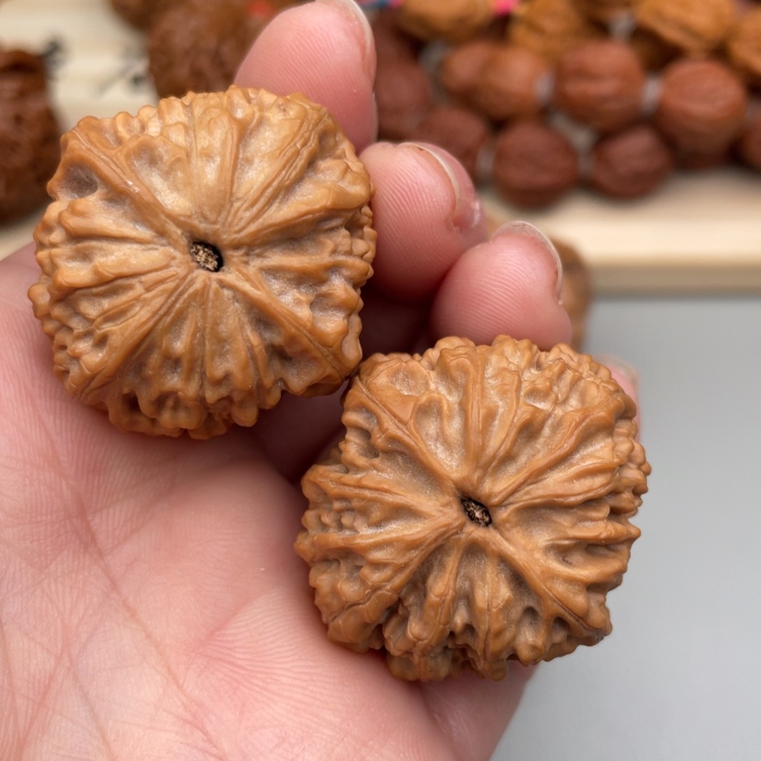 文玩核桃把件?****?龙眼34