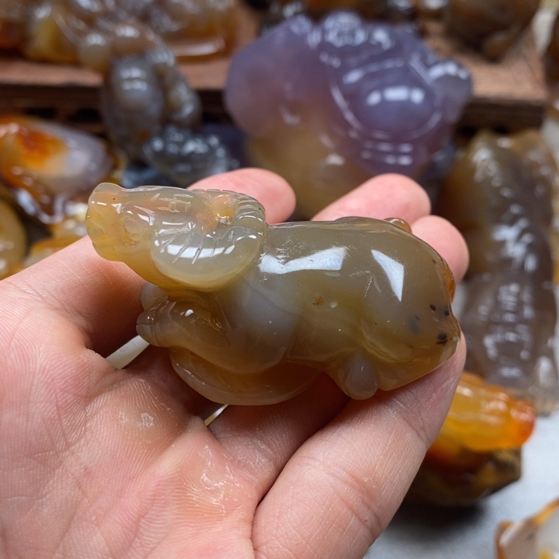 玛瑙/玉髓未镶嵌颈饰