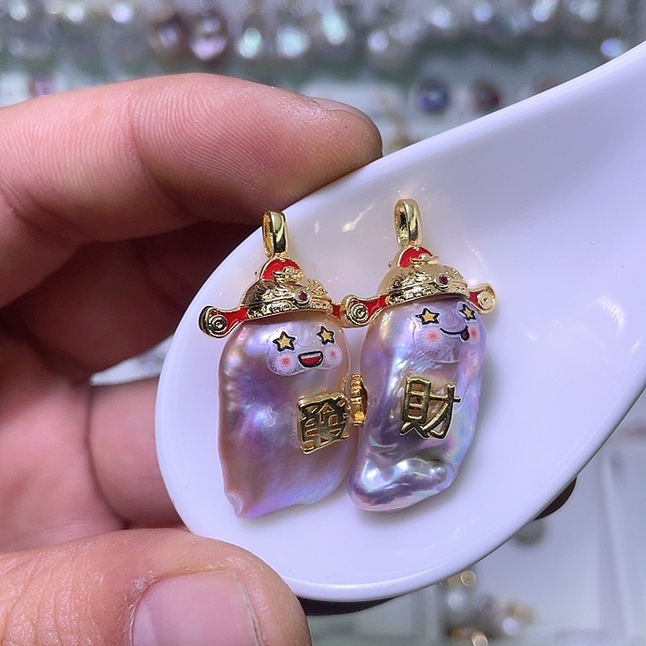 落***华颈饰淡水珍珠未镶嵌12