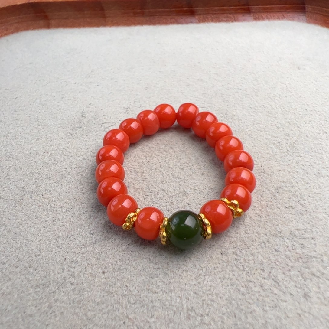 南红玛瑙未镶嵌（戒指4+）