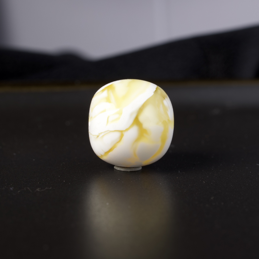 12.1*12.9金白虎皮金漆白溶洞老型单珠