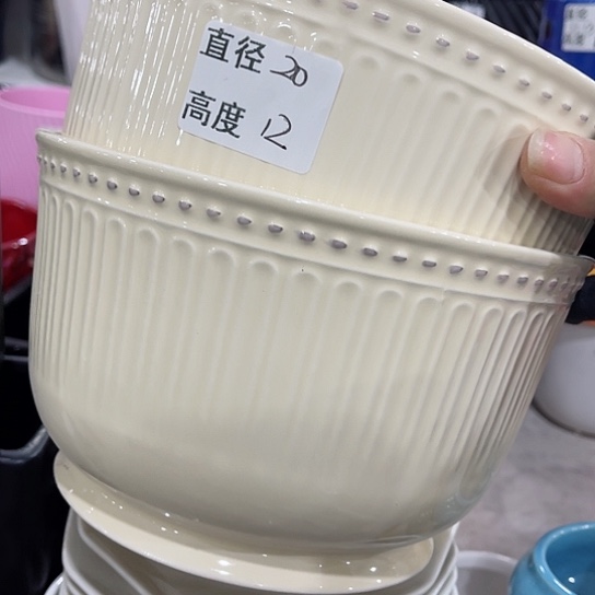 多肉绿植陶瓷花盆9.9包邮，有孔