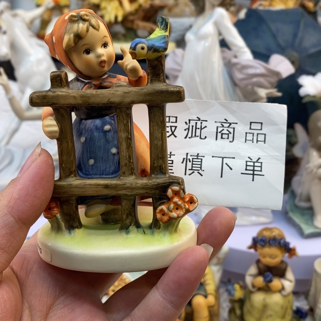 瓷片欧美中古美物摆件