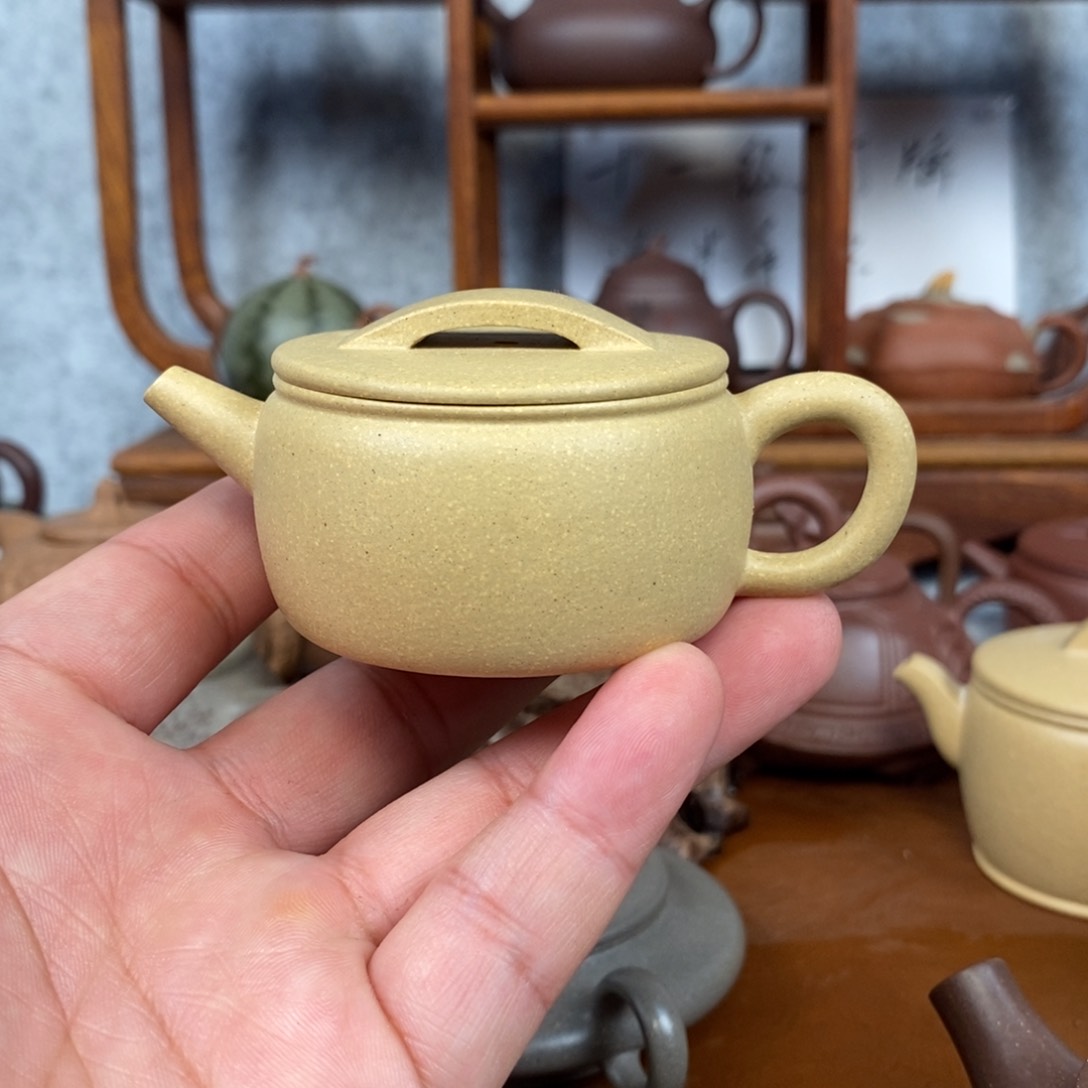 紫砂茶壶原矿本山段汉瓦70cc