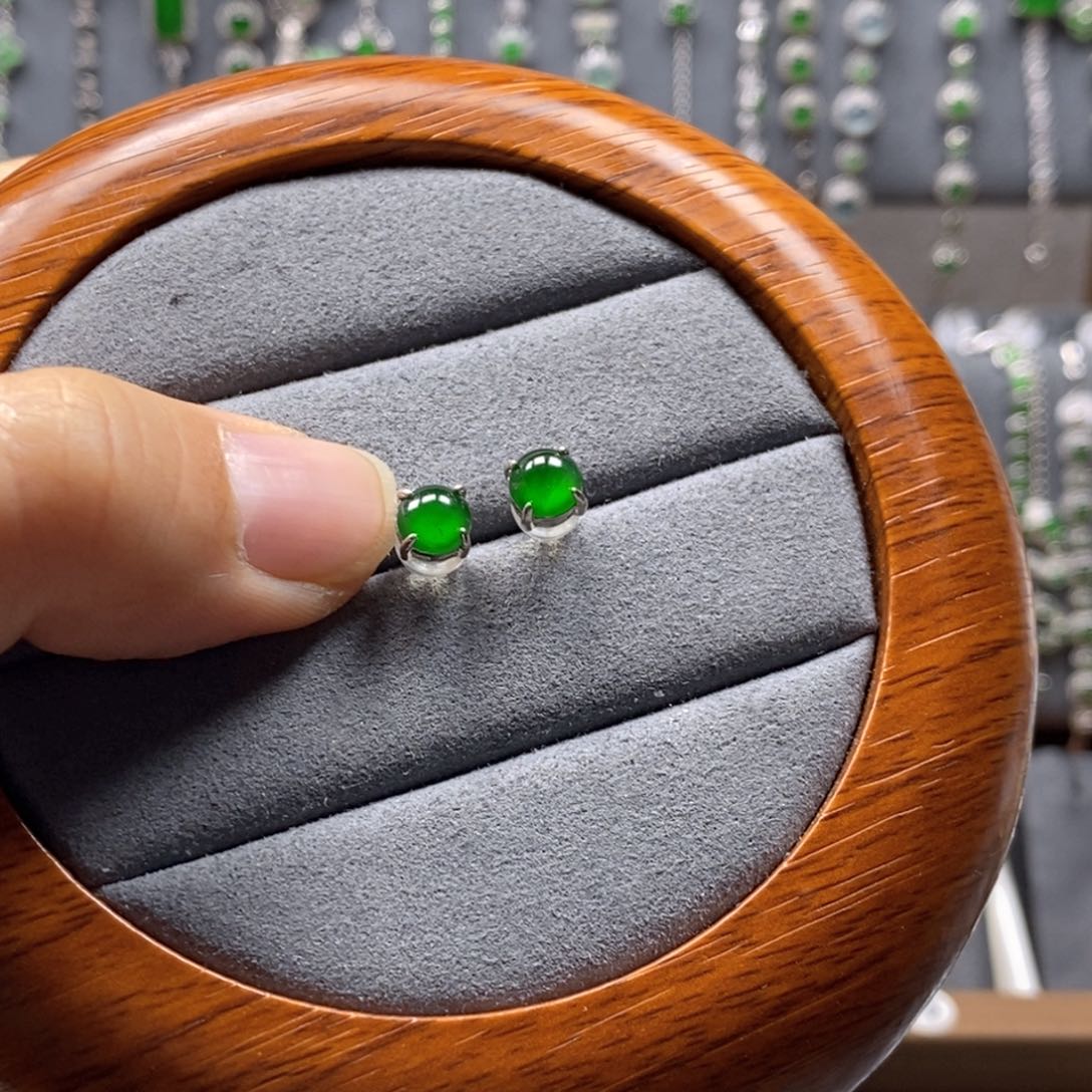 翡翠颈饰银S925镶嵌63号