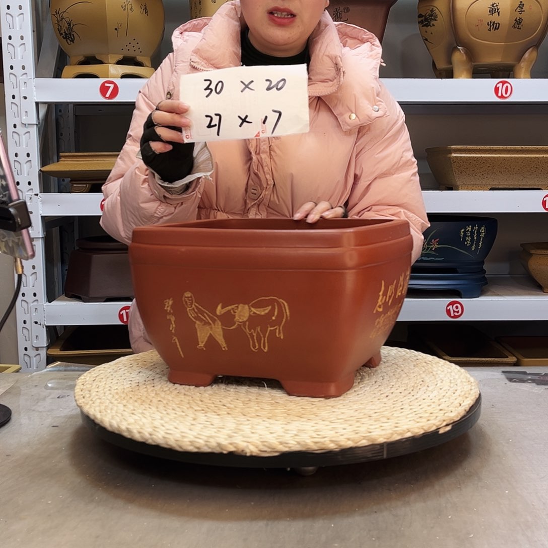 紫砂花盆紫砂花盆