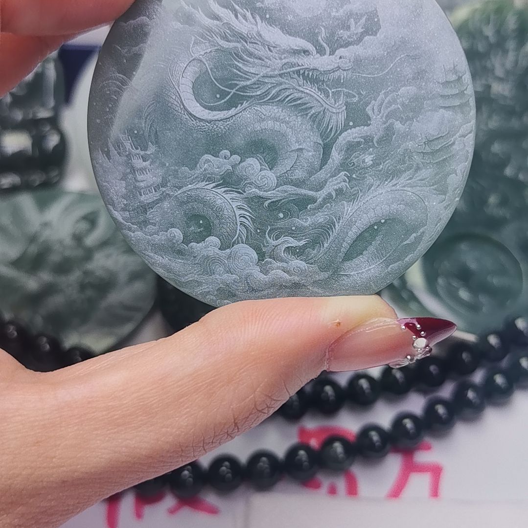 翡翠吊坠(不含链)未镶嵌天然的A货翡翠多样性发货