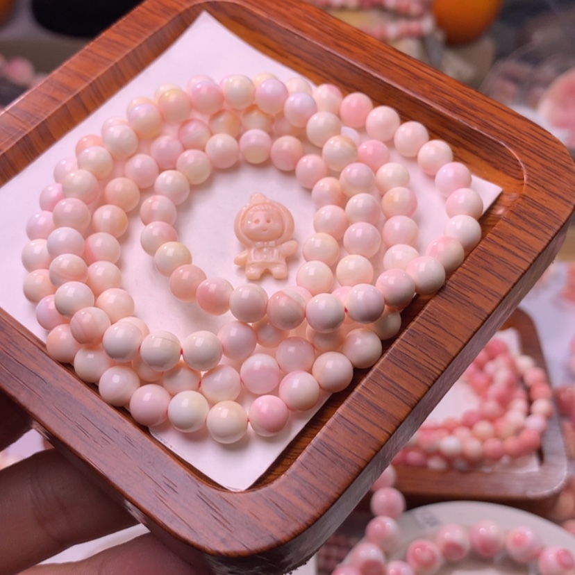 【闪购商品】查罗石颈饰合金6.5咪多圈A10号