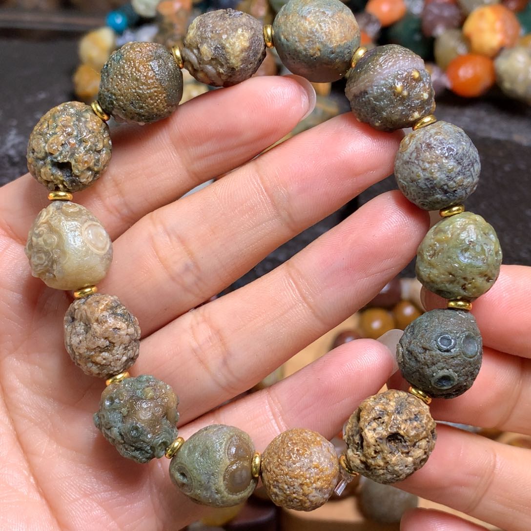 未镶嵌玛瑙/玉髓珠宝半成品