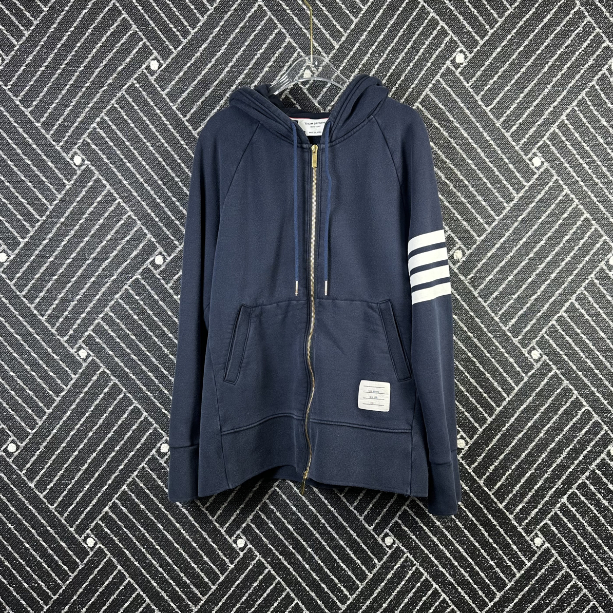 99新 THOMBROWNE 藏蓝色/5码/18174