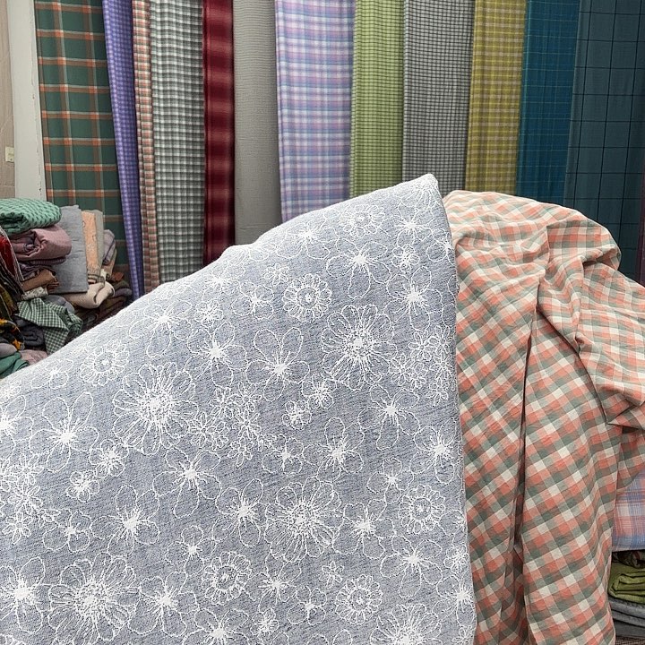 棉2米×2.5米布头色织双层沙