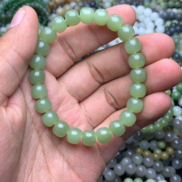 和田玉未镶嵌手串