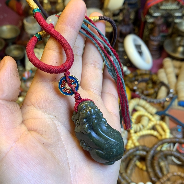 星月菩提吊坠藏传喜马拉雅艺术品