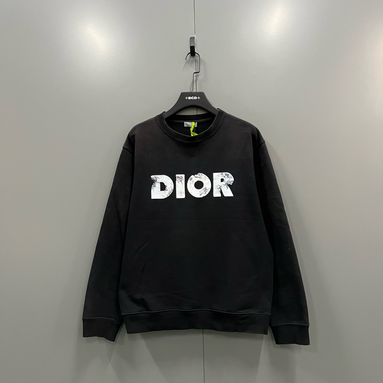 95新 DIOR/迪奥 q 219  迪奥 褪色3D徽标印花卫衣 XXL码
