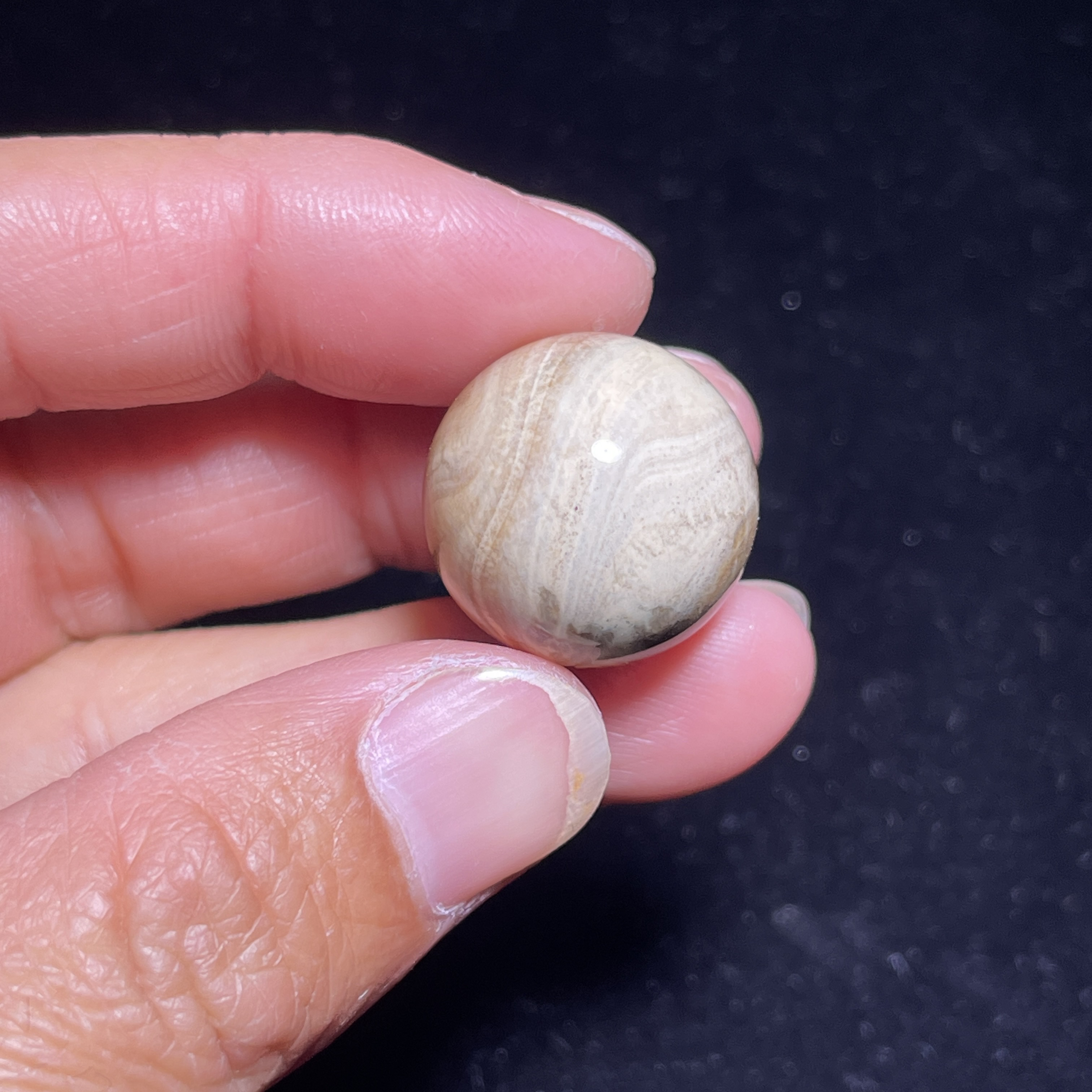 天然缅甸琥珀18.9mm单珠