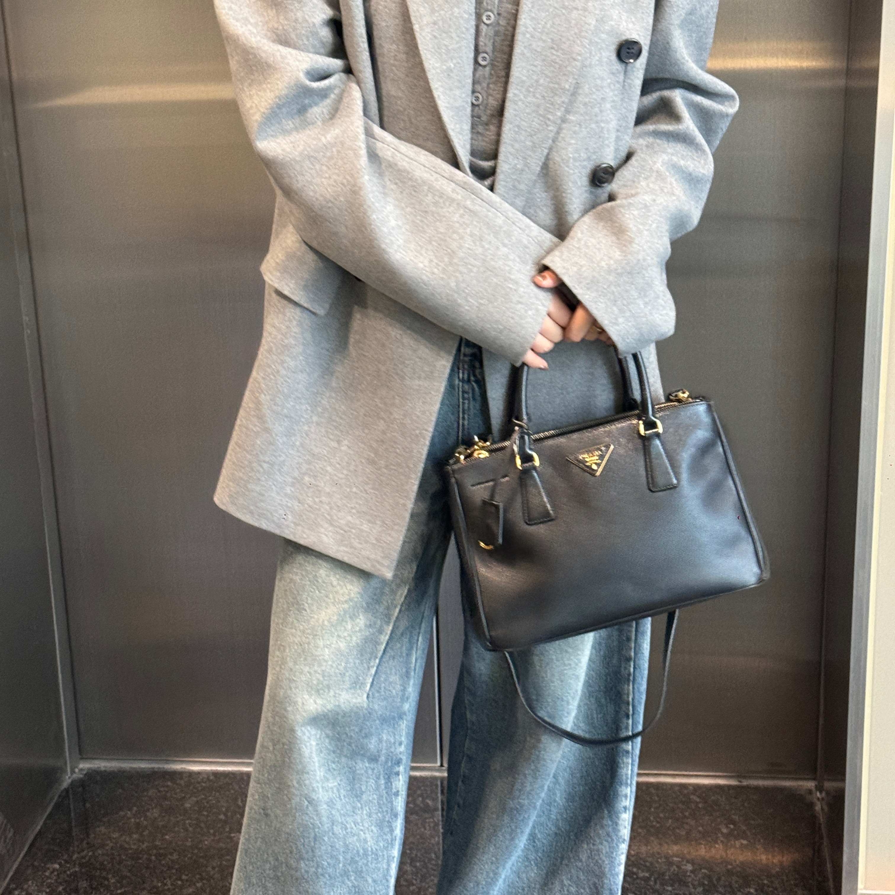 95新 Prada/普拉达 prada黑色杀手小号/18853157