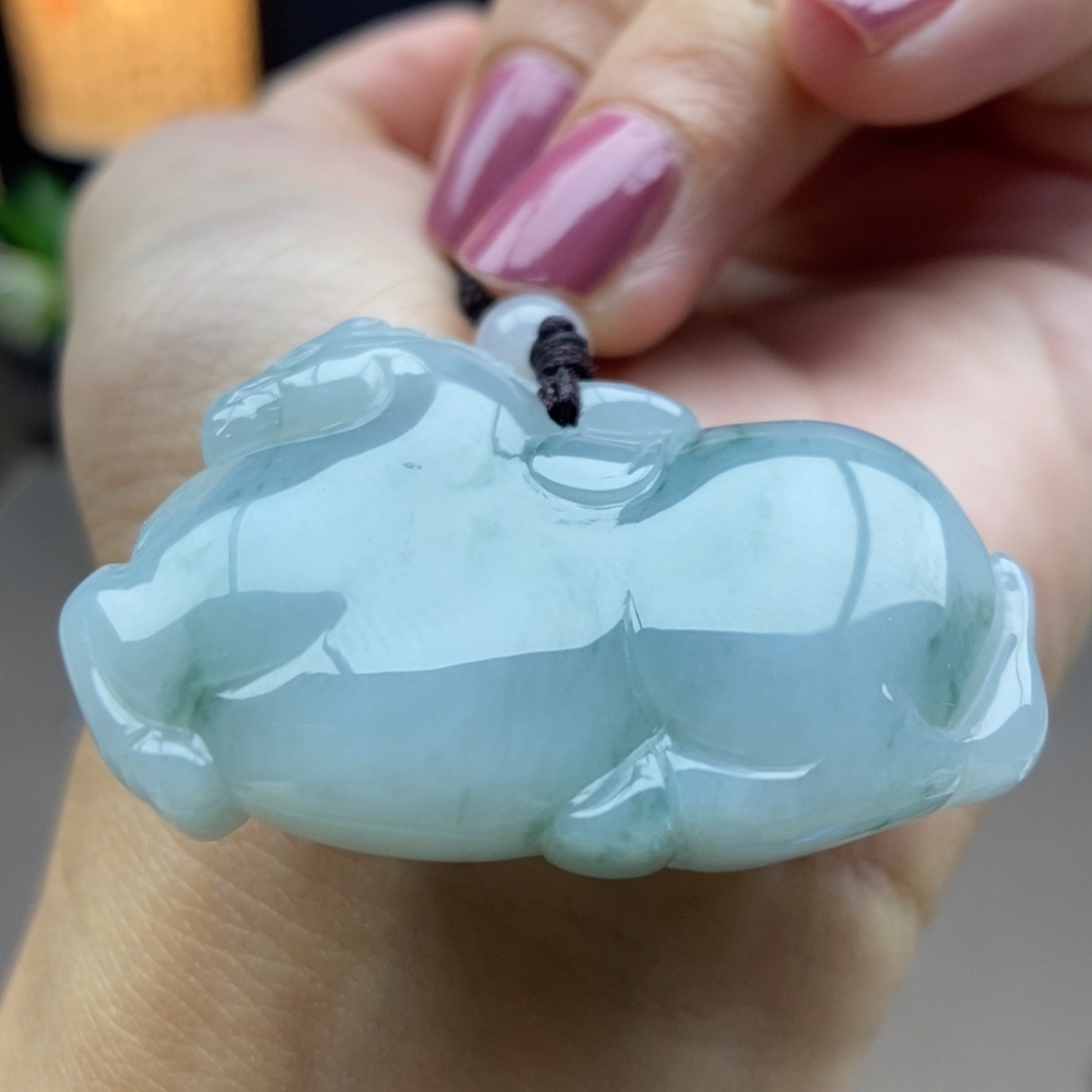 翡翠未镶嵌颈饰吊坠75