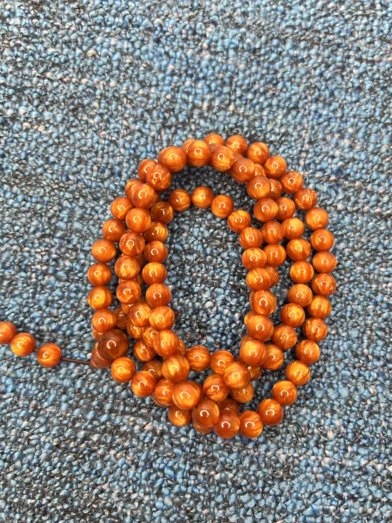 珏霜高端推荐  金丝108珠串  K 130