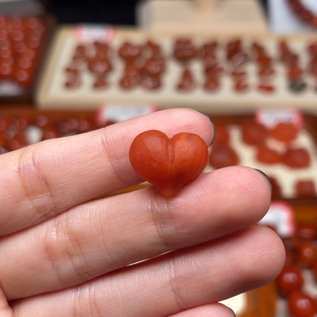 木***ⁱ南红玛瑙未镶嵌吊坠(不含链)