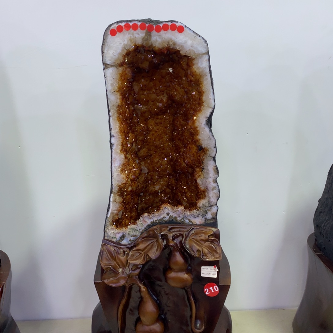 黄晶大型摆件（非配饰）未镶嵌