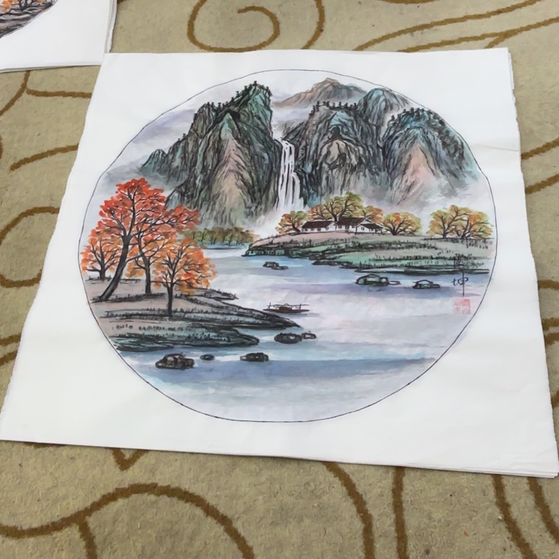 国画国画老师作品刘