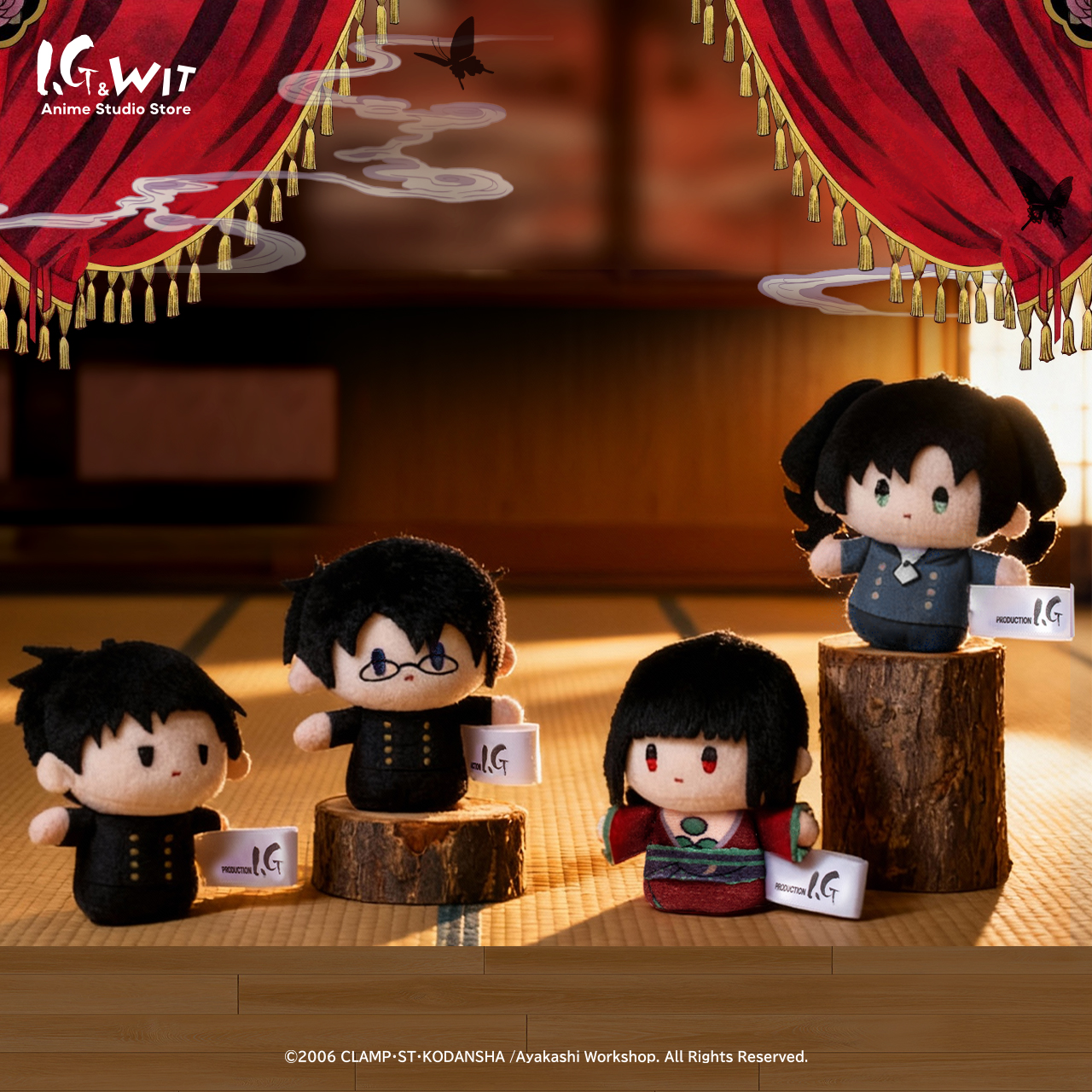 I.G&wit《xxxHOLiC》毛绒指偶 日谷四月一日君寻百目侑子周边挂件