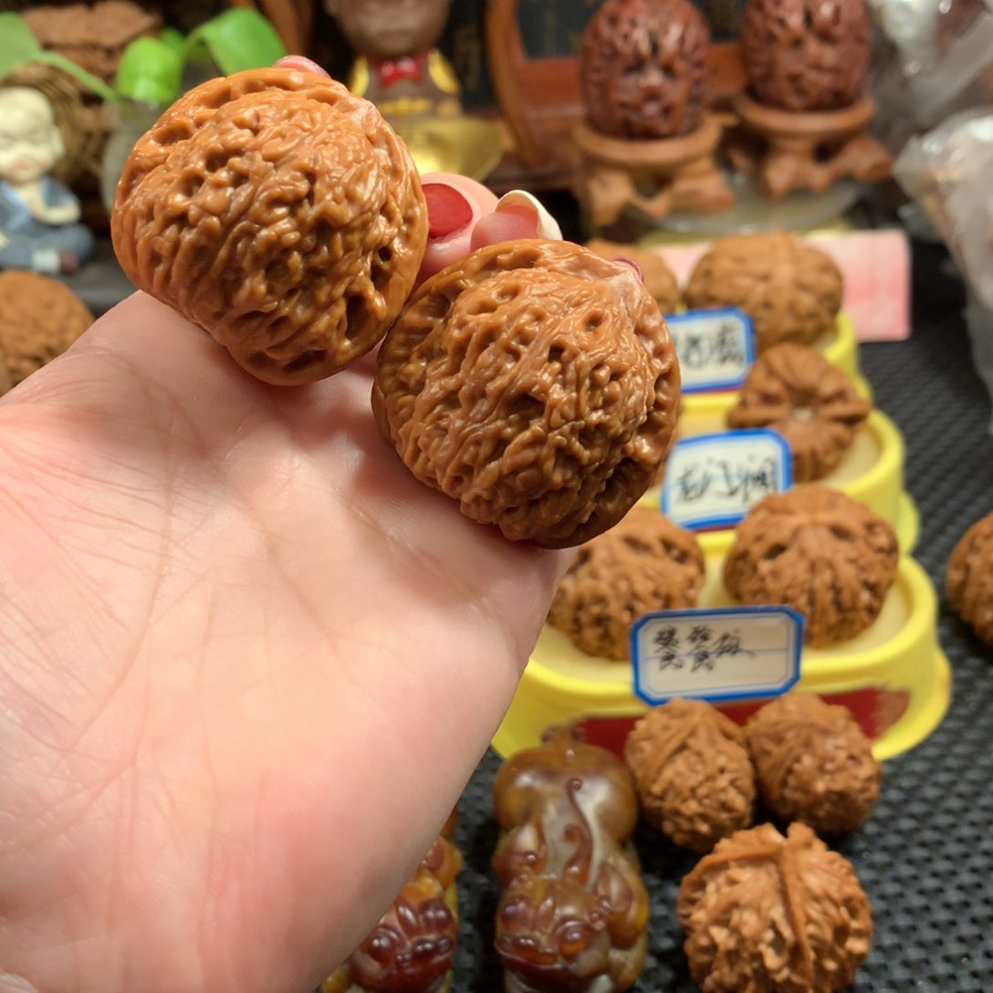 文玩核桃把件平底锅