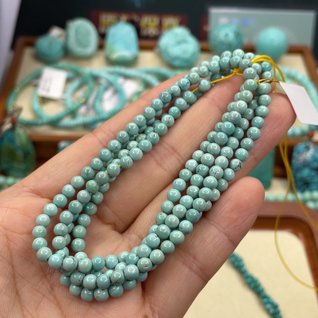 树***熊绿松石未镶嵌配饰