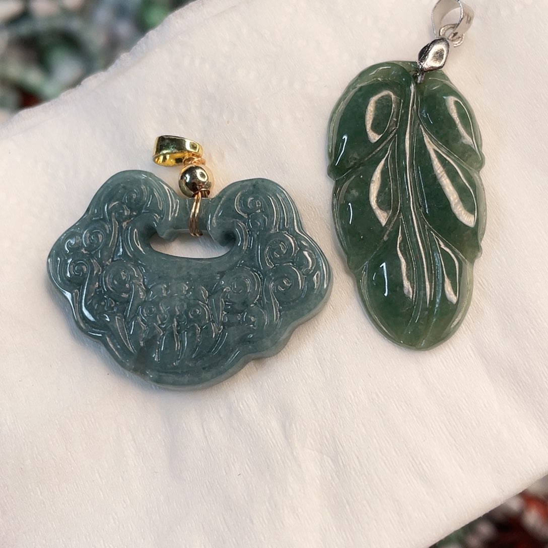 翡翠颈饰未镶嵌翡翠