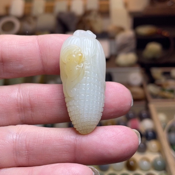 和田玉吊坠(不含链)未镶嵌