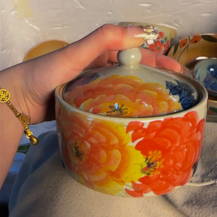 瓷片景德镇陶瓷手工手绘