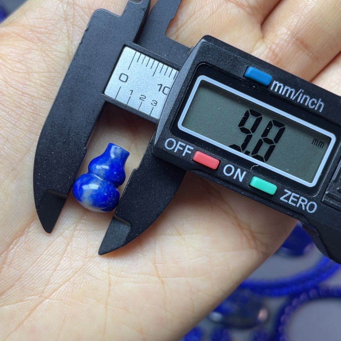 青金石未镶嵌9×14mm葫芦配饰