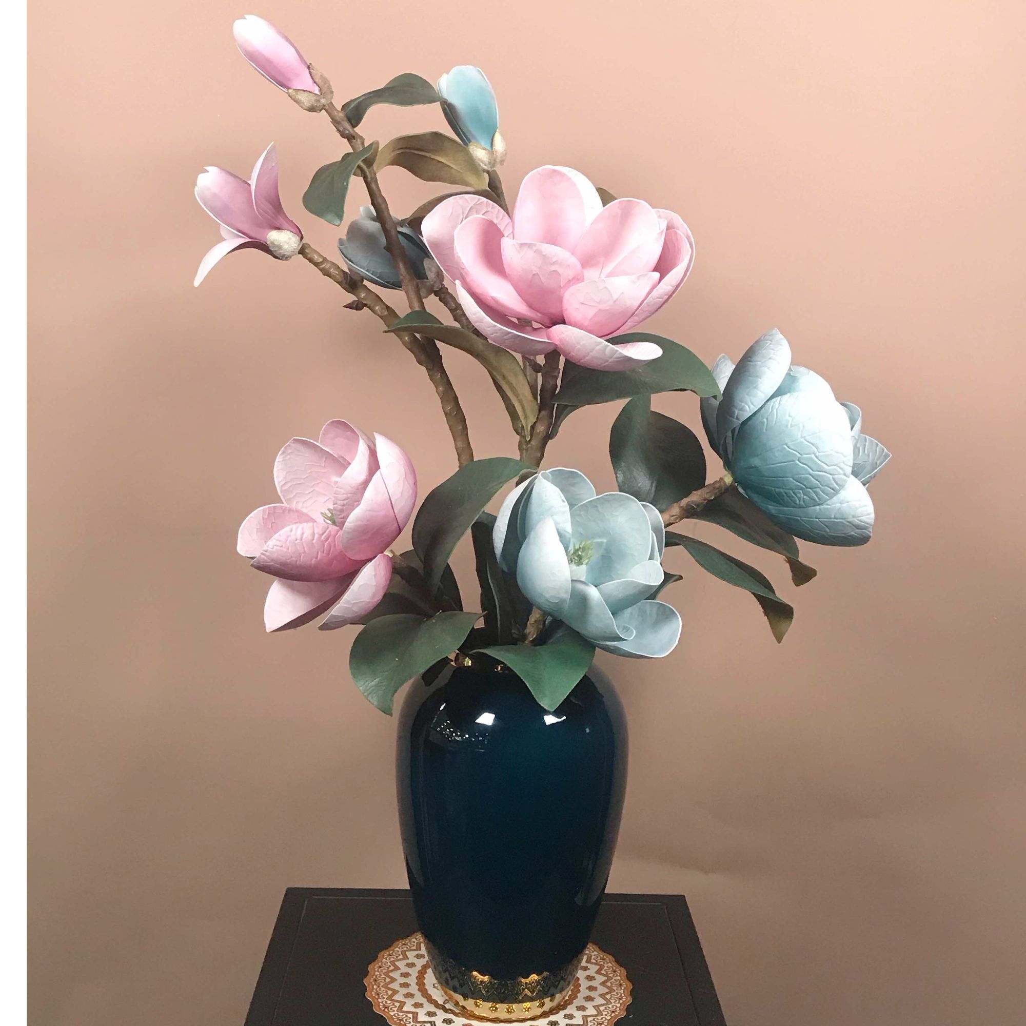 大玉兰花套装现代轻奢美式欧式中式百搭风格